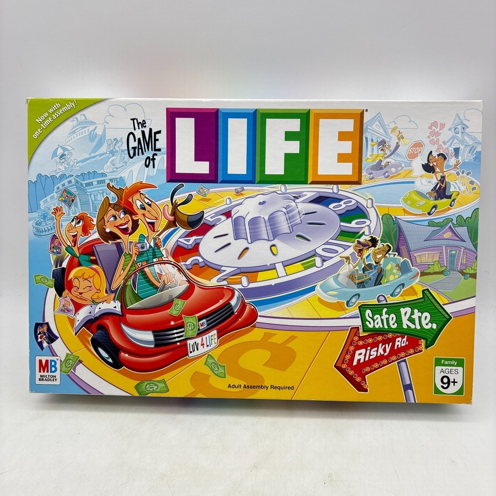 The Game of Life COMPLETE Milton Bradley 2007 Classic Board Game Kids Family